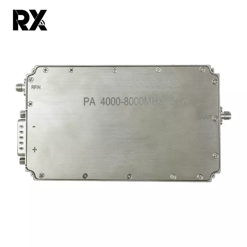 Hệ thống RF khuếch đại công suất băng tần C siêu rộng 4-8 GHz 50W